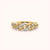 Pave Link Chain Ring