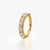 Sparkling Baguette Marquise Wedding Band