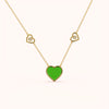 Trio Heart Color Pop Necklace