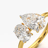 Pear & Oval Duo Ring