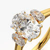 Oval Cut Trilogy Ring