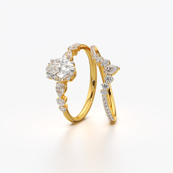 Oval Tiara Stack Ring