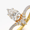 Pear & Marquise Crown Ring