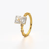 Radiant Solitaire Vintage Ring