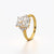 Radiant Cut Side Cluster Ring
