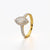Marquise Halo Pave Ring