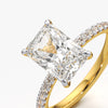 Modern Radiant Solitaire Ring