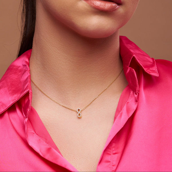 Vertical Infinity Necklace
