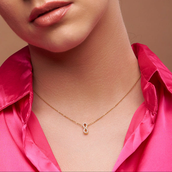 Vertical Infinity Necklace