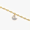 Pave Swan Charm Bracelet
