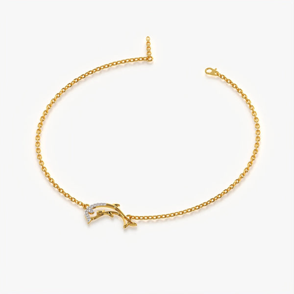 Pave Dolphin Bracelet
