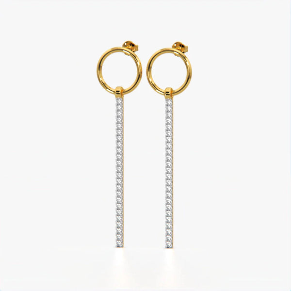 Open Circle Linear Bar Drops