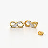 Minimal Infinity Pave Studs