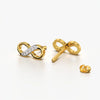 Minimal Infinity Pave Studs