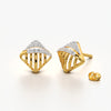 Geometric Caged Pave Studs