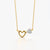 Connected Heart Duo Necklace
