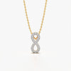 Vertical Infinity Necklace