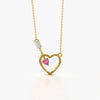 Cupid Arrow Heart Necklace