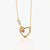 Cupid Arrow Heart Necklace