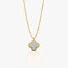 Pave Clover Necklace