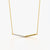 Sleek Asymmetric Bar Necklace