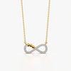 Triple Heart Infinity Necklace