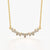Alternating Baguette Curve Necklace