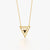 Geometric Maze Triangle Necklace
