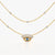 Layered Sunburst Eye Necklace