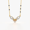 Elegant Leaf Wing Modern Mangalsutra