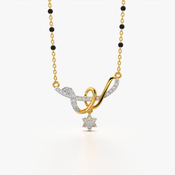 Swirling Ribbon Mangalsutra