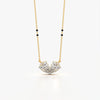 Twin Pear Heart Mangalsutra