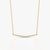 Crystal Curve Bar Necklace