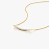 Crystal Curve Bar Necklace