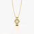 Modern Bezel Solitaire Necklace