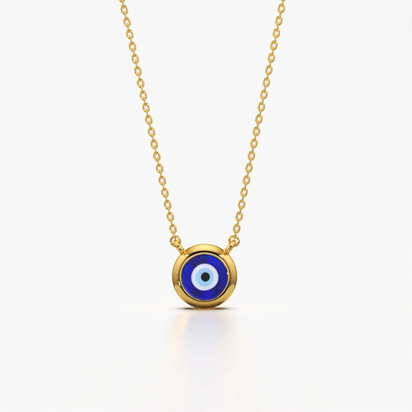 Classic Round Evil Eye Necklace