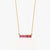 Pink Multi-Shape Bar Necklace