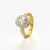 Cushion Halo Pave Ring