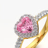 Heart Halo Ring