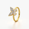 Multi-Stone Butterfly Ring