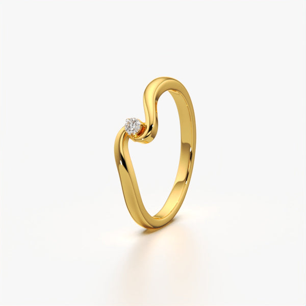 Minimal Solitaire Wave Ring