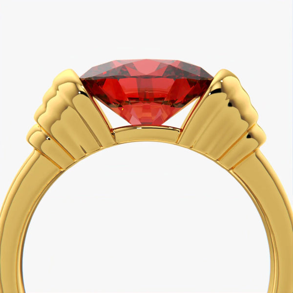 Oval Cabochon Statement Ring