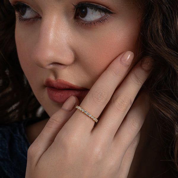 Alternating Eternity Band