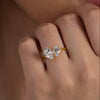 Pear & Oval Duo Ring