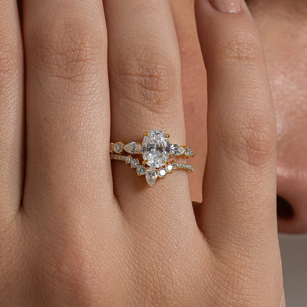 Oval Tiara Stack Ring