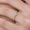 Kite Diamond Cluster Ring