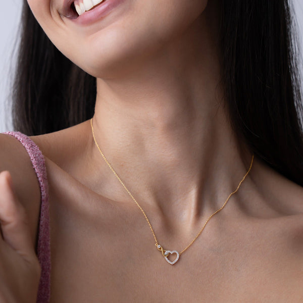 Interlocking Infinity Heart Necklace