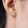 Geometric Caged Pave Studs