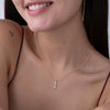 Sleek Pave Bar Pendant