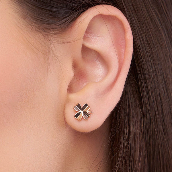 Four-Leaf Clover Studs